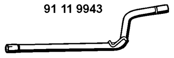 EBERSPÄCHER Výfukové potrubie 91 11 9943 Vyfukove potrubie EBERSPÄCHER NEW BEETLE 91 11 9943 lacné