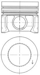 KOLBENSCHMIDT Êmbolo 41095600 KOLBENSCHMIDT 41095600 Êmbolo