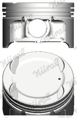 Stempel NÜRAL 87-124806-00 NÜRAL 87-124806-00 Motor stempel FIAT MULTIPLA 2006