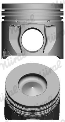 NÜRAL Êmbolo 87-148107-10 NÜRAL 87-148107-10 Pistão FORD Transit Mk5 Camião de plataforma/Chassis (V184, V185) a um preço acessível