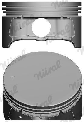 Êmbolo NÜRAL 87-423400-00 NÜRAL 87-423400-00 Pistão forjado FORD S-MAX 2008