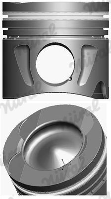 NÜRAL Piston 87-433400-00 NÜRAL 87-433400-00 MERCEDES-BENZ Sprinter Classic 4,6-t Van (W909) piston replacement