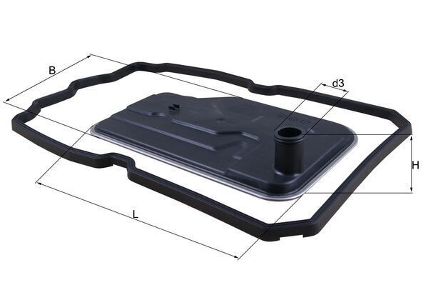 KNECHT Kit filtro idraulico, Cambio automatico HX 124D HX 124D costo Filtro cambio automatico KIA RIO KNECHT