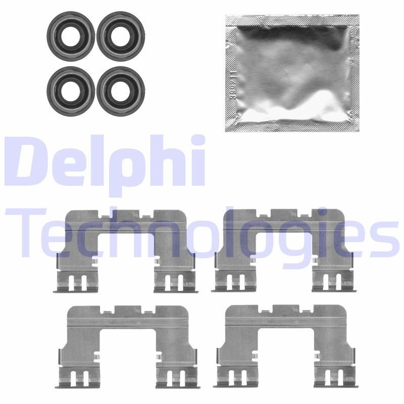 DELPHI Kit d'accessoires, plaquette de frein à disque LX0617 DELPHI LX0617 Kit d'accessoires, plaquette de frein à disque Chrysler 300c LX d'origine prix