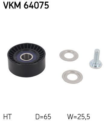 SKF Napínacia kladka rebrovaného klinového remeňa VKM 64075 cena Napínacia kladka MAZDA VKM 64075 SKF