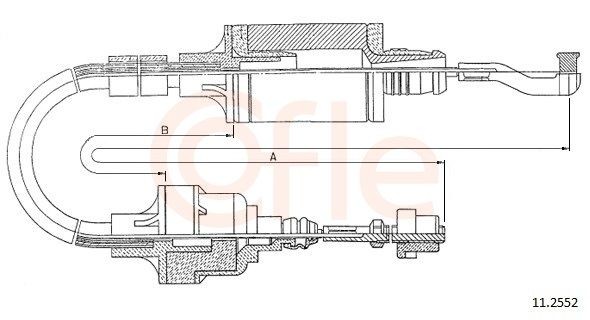 COFLE Koblingskabel 11.2552 COFLE Koblingskabel OPEL 11.2552