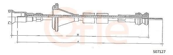 COFLE Cavo tachimetro S07127 S07127 costo Cavo tachimetro CITROËN ZX COFLE