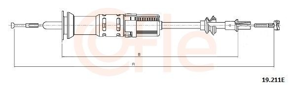 COFLE Koppelingskabel 19.211E 19.211E Koppelingskabel COFLE SEAT TERRA