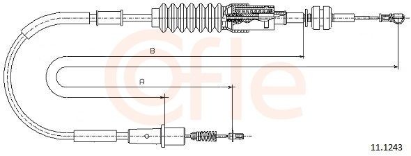 COFLE Cavo acceleratore 11.1243 COFLE 11.1243 Cavo acceleratore CITROЁN XSARA prezzo