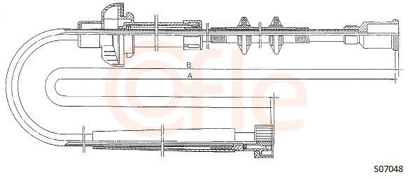 COFLE Tachowelle S07048 S07048 Tachowelle COFLE CHEVROLET SPARK