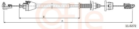 COFLE Throttle cable 11.0272 COFLE 11.0272 genuine Megane I Box Body / Hatchback (SA0/1_) throttle cable price