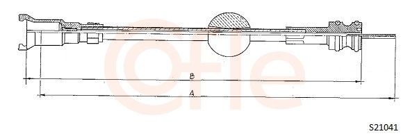 Cavo tachimetro COFLE S21041 COFLE S21041 costo Cavo tachimetro Peugeot 405 2005