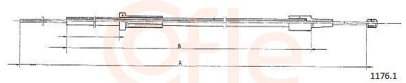 COFLE Ντίζα καπό 1176.1 COFLE 1176.1 Καπό CITROЁN XSARA κόστος