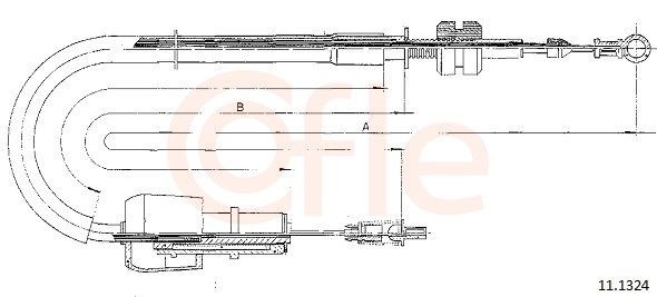 COFLE Cavo acceleratore 11.1324 COFLE 11.1324 Cavo acceleratore Citroen XSARA costo