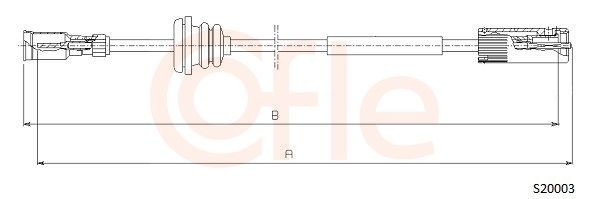 COFLE Tachowelle S20003 S20003 COFLE Tachowelle Opel Corsa C Kosten