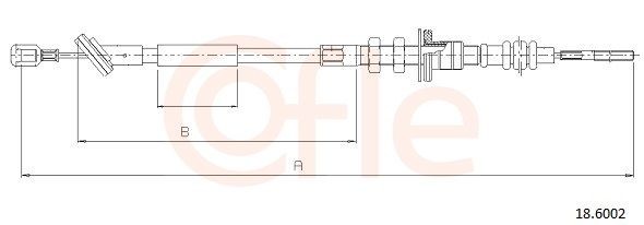 COFLE Koppelingskabel 18.6002 COFLE Koppelingskabel SUZUKI 18.6002