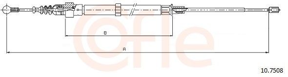 COFLE Handbremsseil 10.7508 COFLE 10.7508 Bremsseil VW Bora 1j2 Kosten