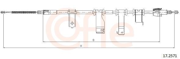COFLE Handremkabel 17.2571 Handremkabel COFLE SONATA 17.2571 goedkoop