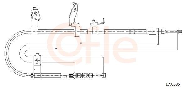 COFLE Tross, seisupidur 17.0585 Käsipidur COFLE XEDOS 17.0585 odav
