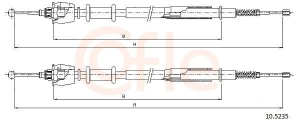 COFLE Handremkabel 10.5235 COFLE 10.5235 Handremkabel MG MG goedkoop