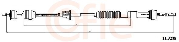 COFLE Tross, sidurikasutus 11.3239 Siduritross COFLE Peugeot BOXER 11.3239