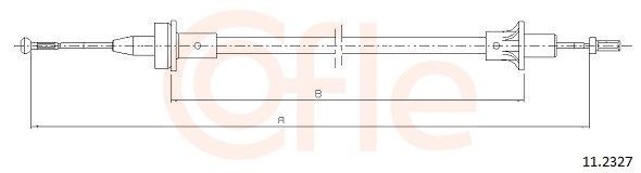 COFLE Cavo frizione 11.2327 11.2327 costo Cavo frizione FORD KUGA COFLE
