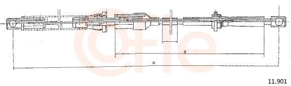 COFLE Gaasitross 11.901 Gaasitross COFLE Ford KA 11.901