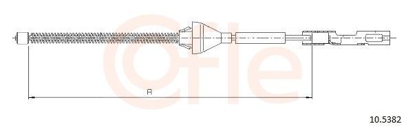 COFLE Handbromsvajer 10.5382 Byta Handbroms Ford Focus mk3 Sedan kostnad COFLE 10.5382