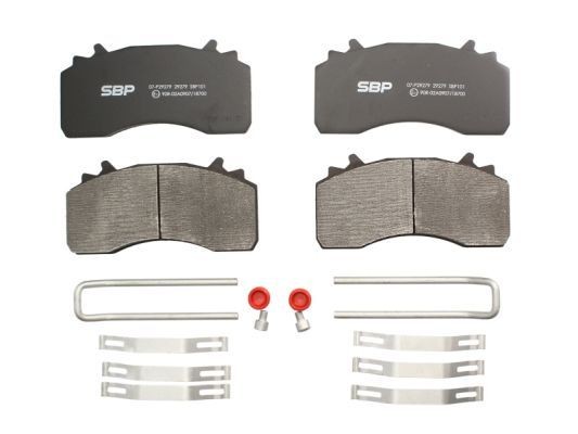 SBP Bromsbelägg 07-P29279 07-P29279 SBP belägg FIAT PUNTO