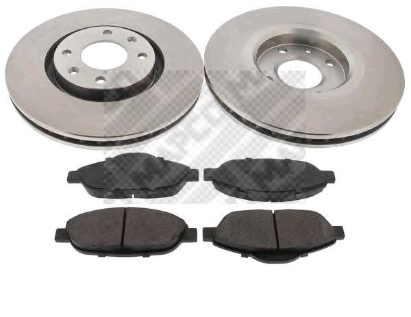 MAPCO Sada bŕzd, Kotúčová brzda 47431 MAPCO 47431 Sada bŕzd Peugeot 308 originálne