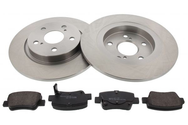 MAPCO Brake discs and pads set 47509 Toyota CLA2_, XA2_, ZCA2_, ACA2_ Brake discs and pads set 47509 MAPCO