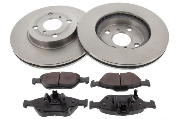 MAPCO Brake discs and pads set 47547 Toyota CLA2_, XA2_, ZCA2_, ACA2_ Brake pads and discs 47547 MAPCO