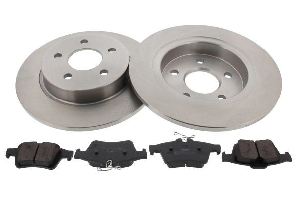 MAPCO Brake discs and pads set 47645 MAPCO 47645 Ford Puma Coupe discs and pads replacement