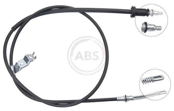 A.B.S. Tautrekk, håndbremse K12104 A.B.S. K12104 Bremsewire Jeep Grand Cherokee wk2 billige