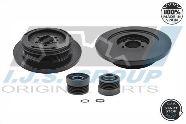 IJS GROUP Remskivesats, vevaxel 17-1015KIT 17-1015KIT IJS GROUP remskiva vevaxel BMW X3