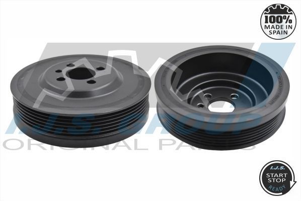 Poulie damper (vilebrequin) IJS GROUP 17-1071 IJS GROUP 17-1071: Kit de poulies vilebrequin Volkswagen CADDY 2021