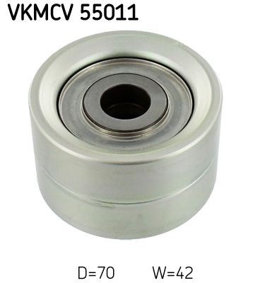 SKF Τροχαλία παρέκκλισης, ιμάντας poly-V VKMCV 55011 VKMCV 55011 Τροχαλια αδρανειας SKF MERCEDES-BENZ CLK