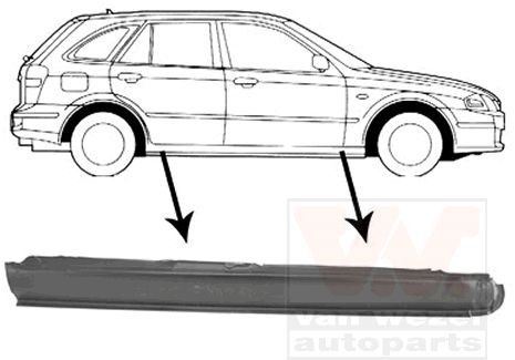 Astmeplekk VAN WEZEL 2732104 VAN WEZEL 2732104: Astmeplekk Mazda 323 2004
