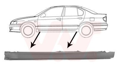 VAN WEZEL Kynnyspelti 3348103 3348103 VAN WEZEL Sivuhelma NISSAN CABSTAR