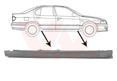 VAN WEZEL Fjæringsmontering 3348104 3348104 Terskel VAN WEZEL NISSAN TERRANO