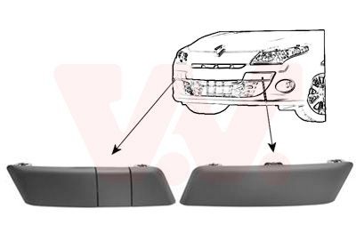 VAN WEZEL Guarnição, pára-choques 4377580 VAN WEZEL 4377580 Guarnição, pára-choques