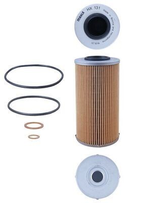 MAHLE Filtre hydraulique, boîte automatique HX 131D HX 131D Filtre boîte de vitesse automatique VOLVO 140 MAHLE