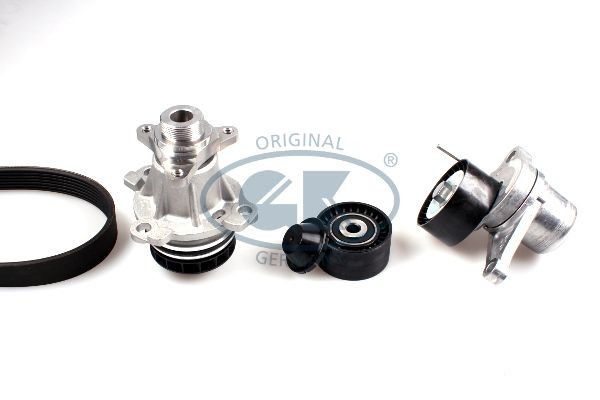 GK Vattenpump + drivremssats K986907A K986907A GK Flerspårsremssats Ford