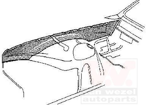 VAN WEZEL Skærm 3723219 VAN WEZEL 3723219 VAUXHALL Astra Mk4 (G) Coupe (T98) Skærm til en rimelig pris