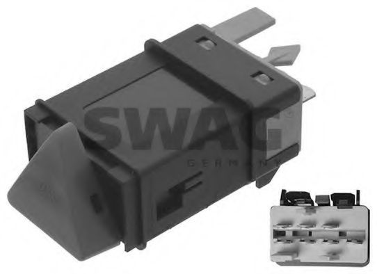 SWAG Varningsblinkers knapp 30 94 4393 30 94 4393 SWAG brytare, varningsblinkljus MERCEDES-BENZ T2
