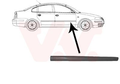VAN WEZEL Apdare- / Aizsarguzlika, Durvis 5836424 5836424 VAN WEZEL Apdare aizsarguzlika durvis CUPRA lēti