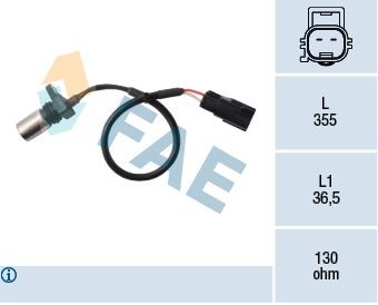 FAE Krumtapsføler 79410 79410 Krumtap sensor VOLVO C30 FAE