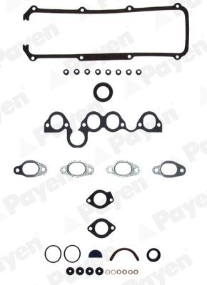 PAYEN Pakkingsset, cilinderkop DD501 PAYEN DD501 Cilinderkop pakking set VW Golf 1 prijs