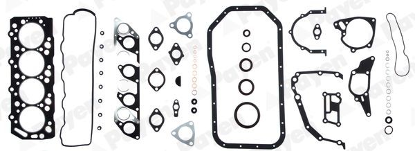 PAYEN Komplet pakningssæt, motor GS130 Komplet pakningssæt motor PAYEN KIA GS130