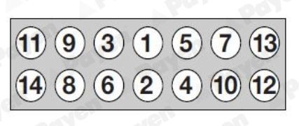 PAYEN Klapikaanekruvikomplekt HBS542 Plokikaane poldid BMW PAYEN HBS542